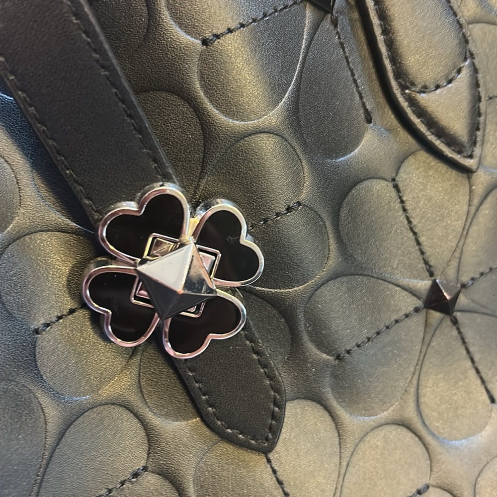 Kate Spade black studded purse - Picture 2 of 6